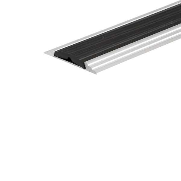A10 50mm Anodised Aluminium Flat Non Slip Door Threshold Strip Silver 27000mm x 50mm
