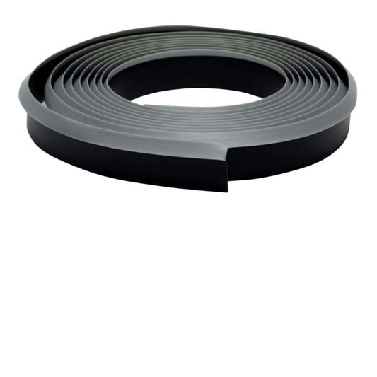 Flexible Worktop Seal Strip – PVC Trim for Kitchens & Wet Areas Silver 4.2m