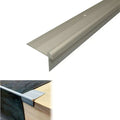 TVC 40 x 26mm Anodised Aluminium LVT Stair nosing Edge Profile For 3mm Flooring silver 2700mm x 40mm x 26mm