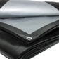 270gsm Heavy-Duty Black/Silver Tarpaulin – Waterproof, UV-Resistant Cover | 16x16 Weave, Reinforced Corners, Strong Polyethylene Sheet for Roofing & Boats