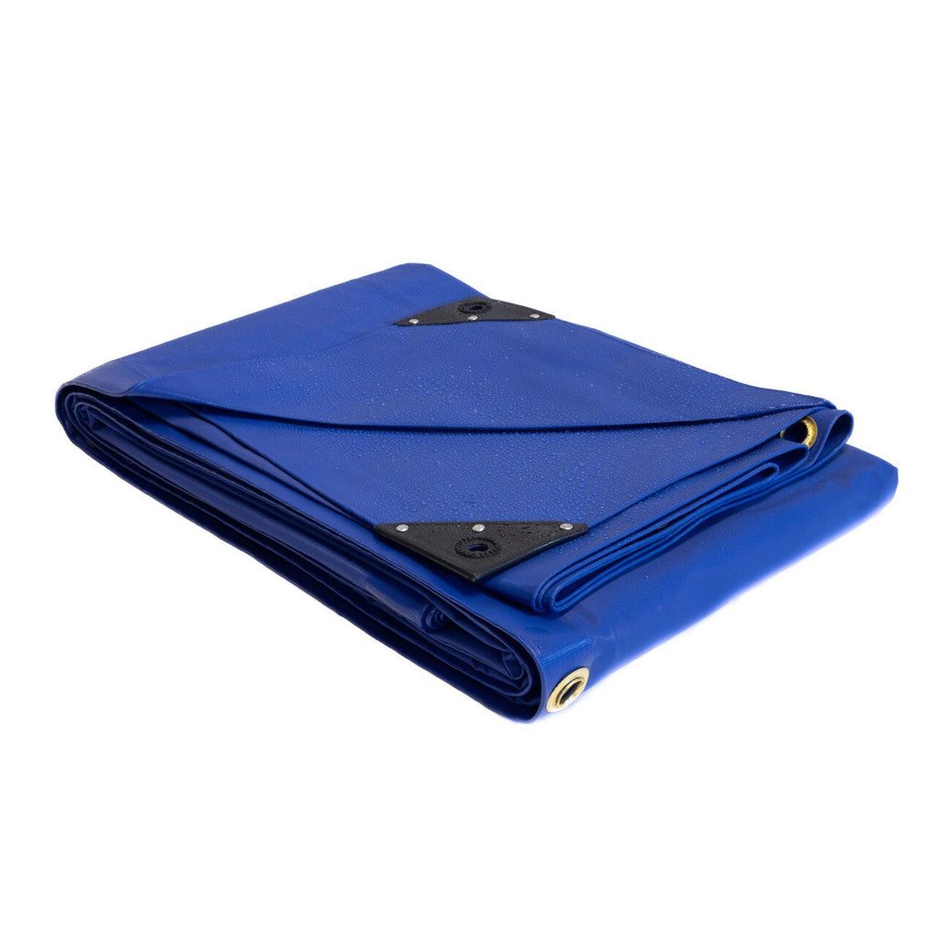 560gsm PVC Heavy Duty Tarpaulin – Waterproof Ultra Tough Cover Blue