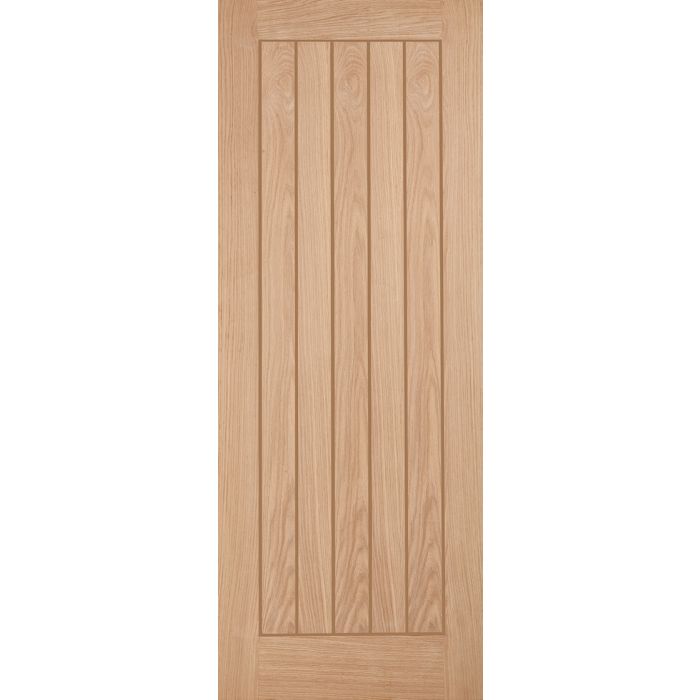 LPD Belize Solid Core Internal Door 1981 x 610mm Pre-Finished Oak