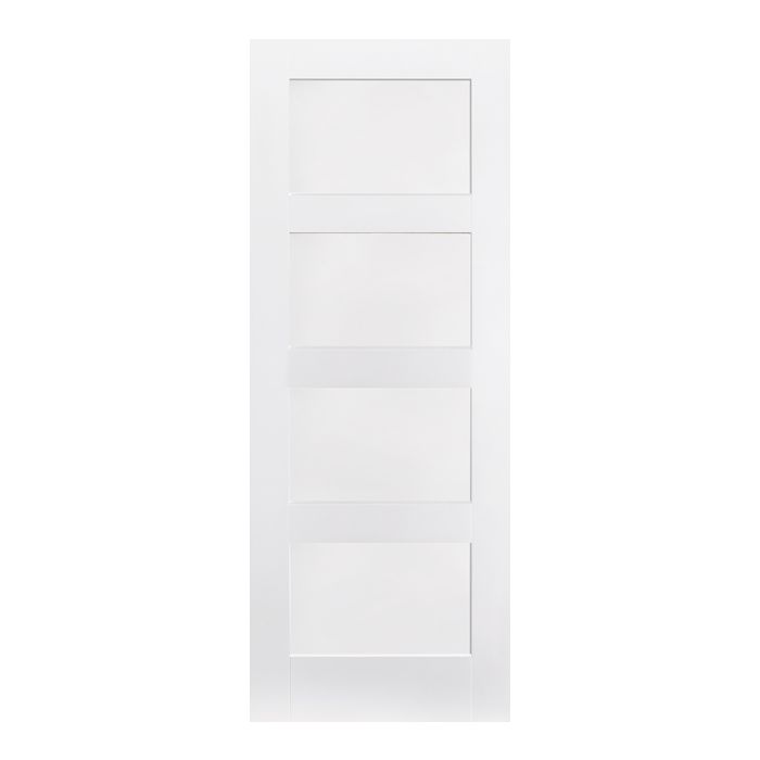 LPD Shaker 4P Internal Door 1981 x 762mm Primed White