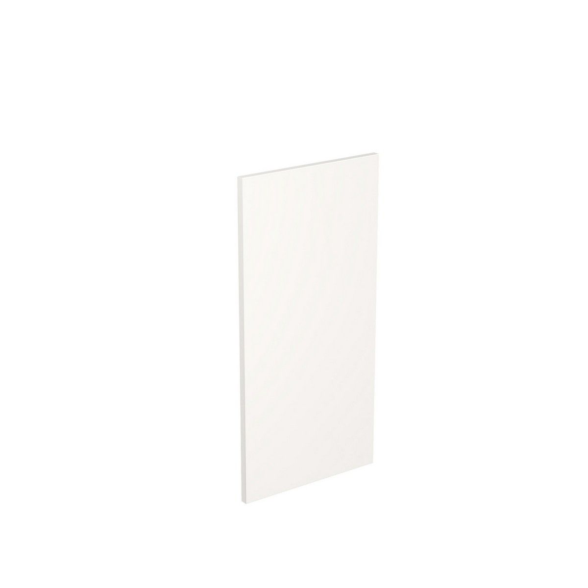 KitchenKit Flatpack Shaker Wall End Panel 800mm - Ultra Matt White