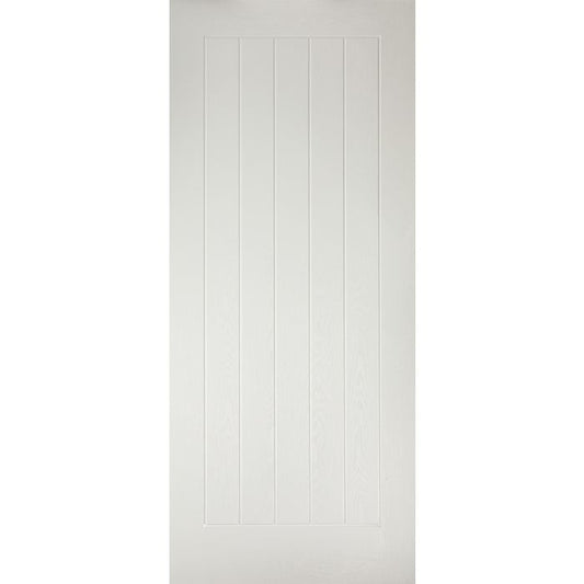 LPD Mexicano External Door 2032 x 813mm Pre-Finished White GRP