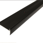 C27 44 x 20.5mm Anodised Aluminium LVT Stair nosing Edge Profile For 5mm Flooring Black