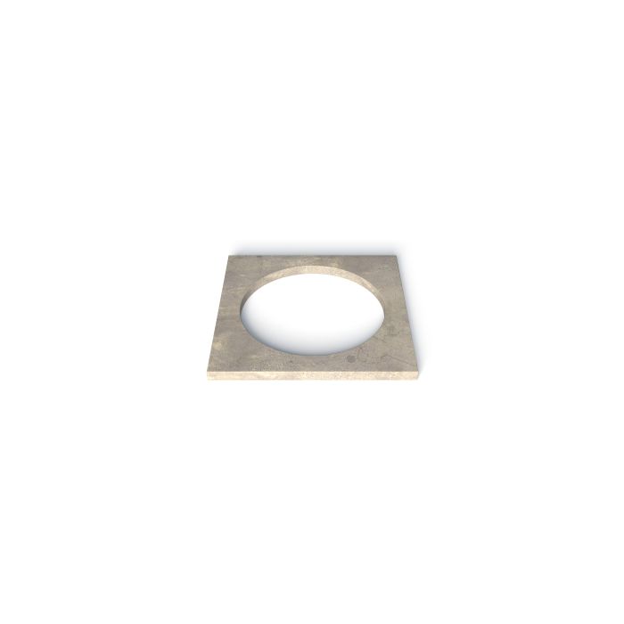 Standard Concrete Gully Cover Slab - 750 x 650mm (450mm Circular)