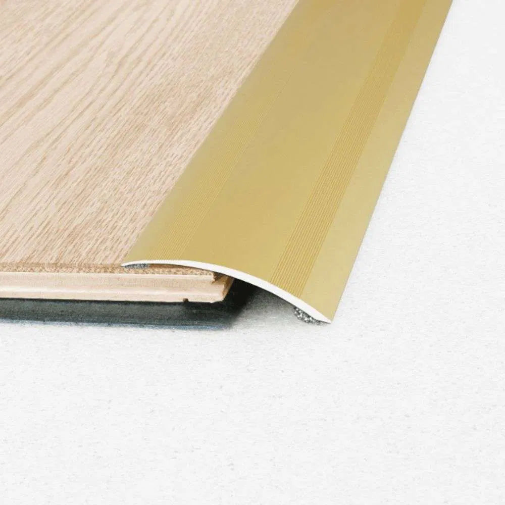 A49 61mm Anodised Aluminium Self Adhesive Door Threshold Ramp Profile