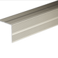 A34 35 x 35mm Anodised Aluminium Self Adhesive Non Slip Ribbed Treads Stair Nosing Edge Trim inox