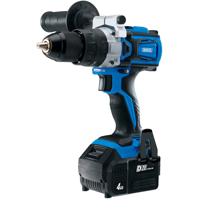 Draper D20 20V Brushless Combi Drill 1 x 4.0Ah