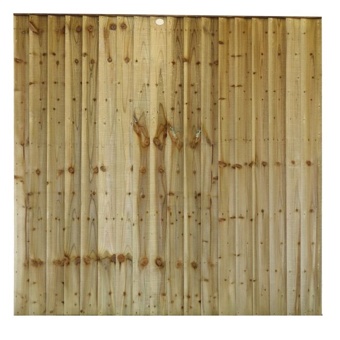 Tafs Pressure Treated Framed Featheredge Fence Panel 6ft x 6ft (1828 x 1828mm)