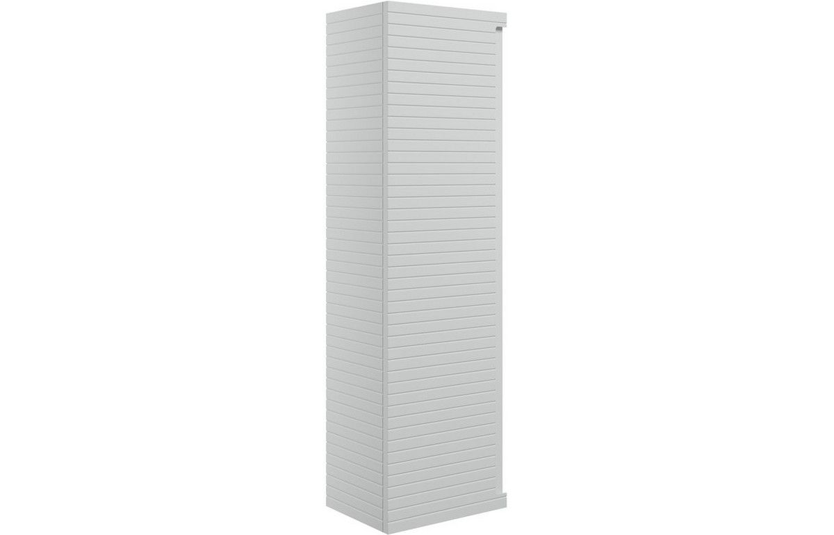 Holt Wall Hung 1 Door Tall Unit 350mm - Matt Mineral Grey