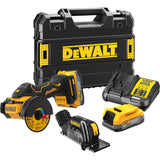 DeWalt Powerstack 18V XR Brushless 76mm Cut Off Saw Kit 2 x Batteries