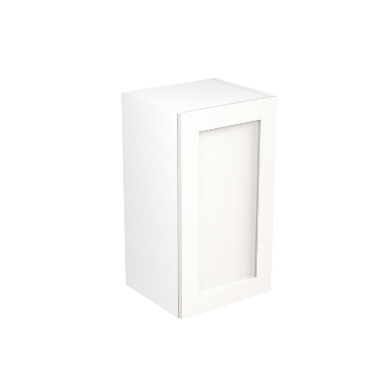 KitchenKit Flatpack Shaker Wall Cabinet 400mm - Ultra Matt White