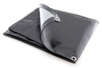 270gsm Black Silver Heavy Duty Tarpaulin – Waterproof UV-Proof Cover