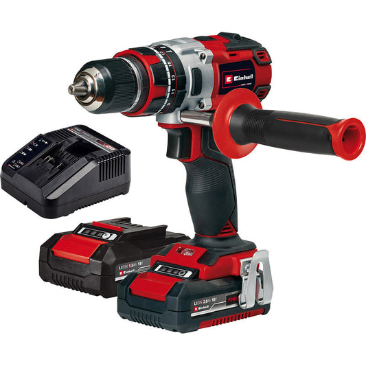 Einhell PXC 18V 80Nm Professional Brushless Cordless Combi Drill Kit 2 x 2.0Ah
