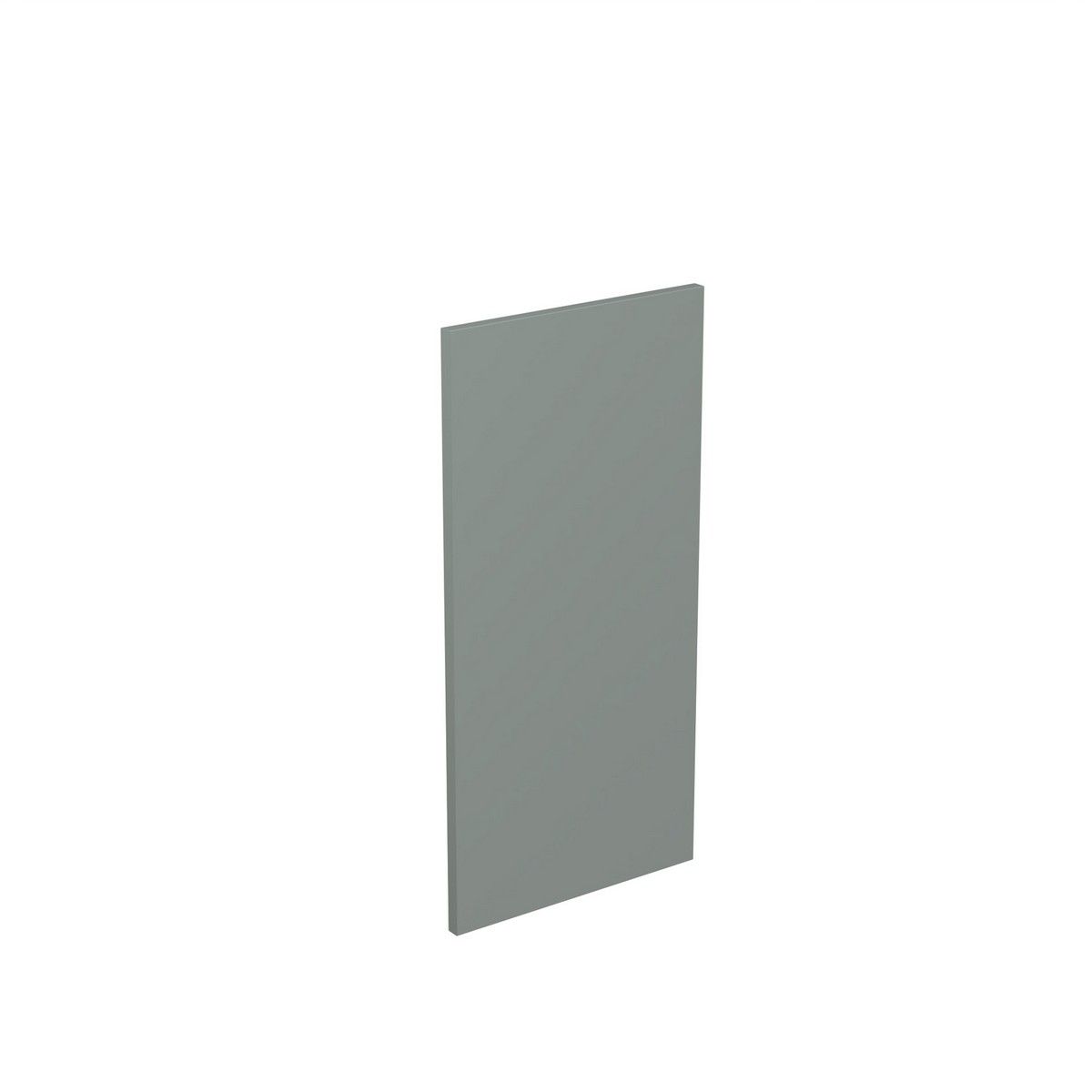 KitchenKit Flatpack J-Pull Wall End Panel 800mm - Ultra Matt Sage Green
