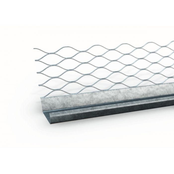 19mm Bell Cast Renderstop Bead - 25x45mm x 3m - Galvanised