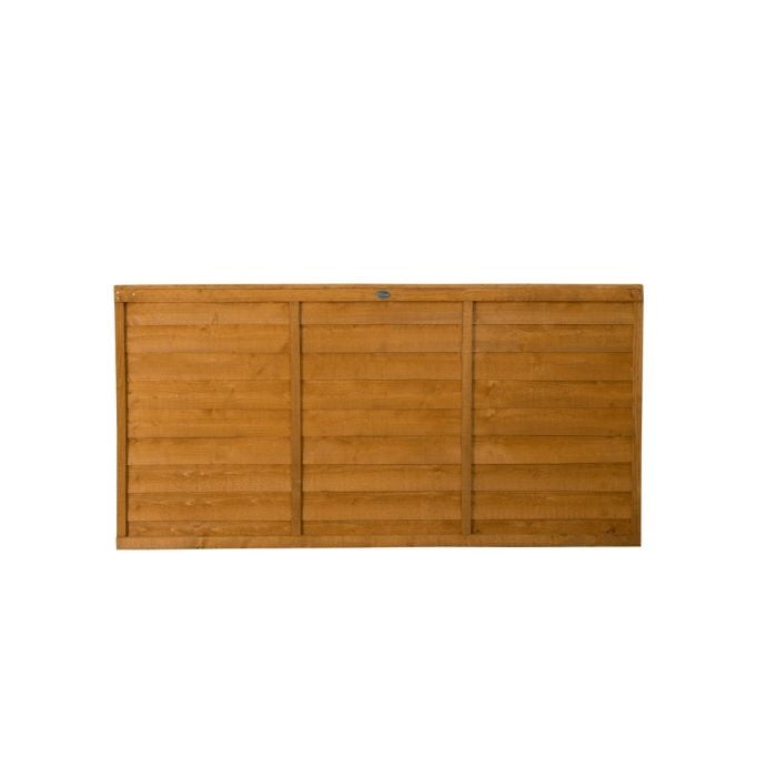 Forest Overlap Fence Panel 6ft x 3ft (1.83m x 0.91m) - Pack of 3