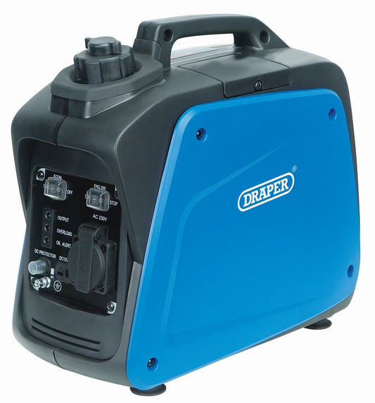 Draper Petrol Inverter Generator - 700W (800W Max)