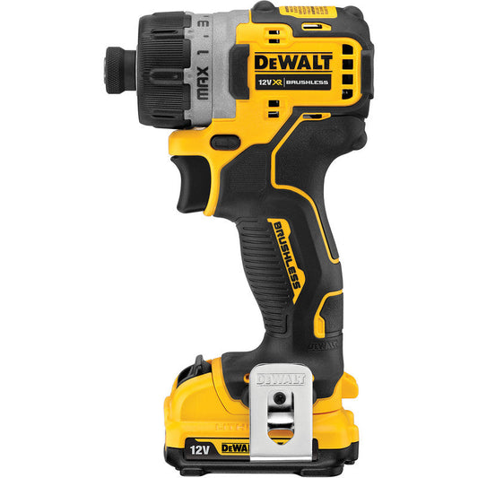 DeWalt DCF601D2-GB 12V XR Brushless Compact Screwdriver 2 x 2.0Ah