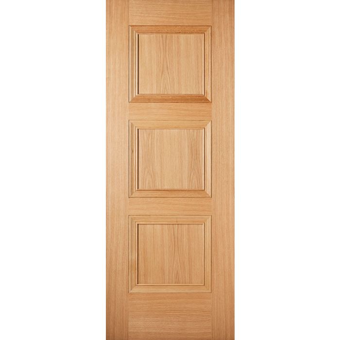 LPD Amsterdam 3P Internal Fire Door 1981 x 762mm Pre-Finished Oak