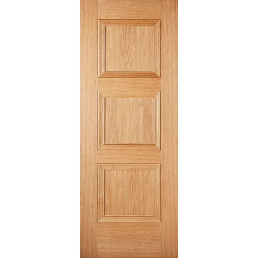 LPD Amsterdam 3P Internal Fire Door 1981 x 762mm Pre-Finished Oak