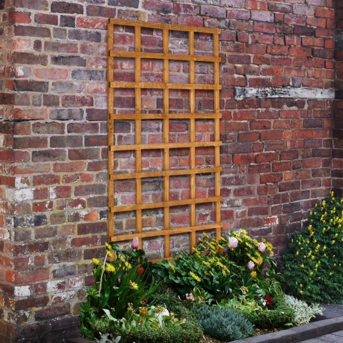 Forest Heavy Duty Trellis 183 x 91cm Treated Golden Brown (Pack of 4)