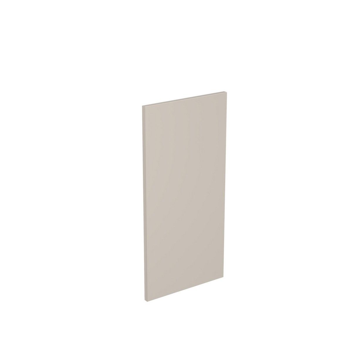 KitchenKit Flatpack J-Pull Wall End Panel 800mm - Ultra Matt Light Grey