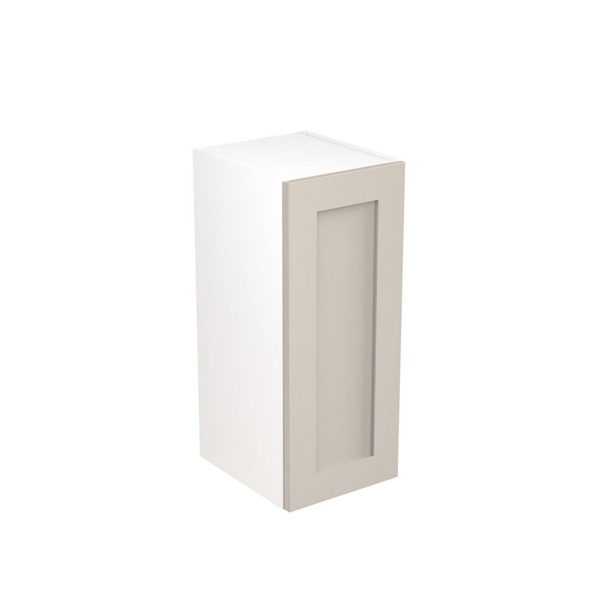 KitchenKit Flatpack Shaker Wall Cabinet 300mm - Ultra Matt Light Grey