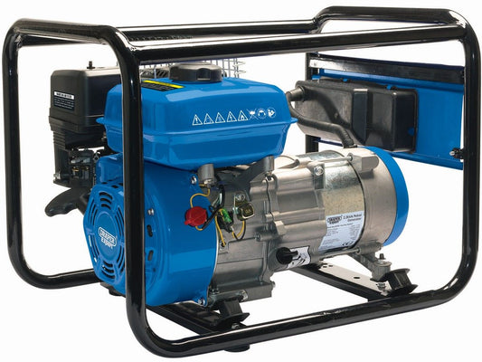 Draper Open Frame Petrol Generator - 2000W (2200W Max)
