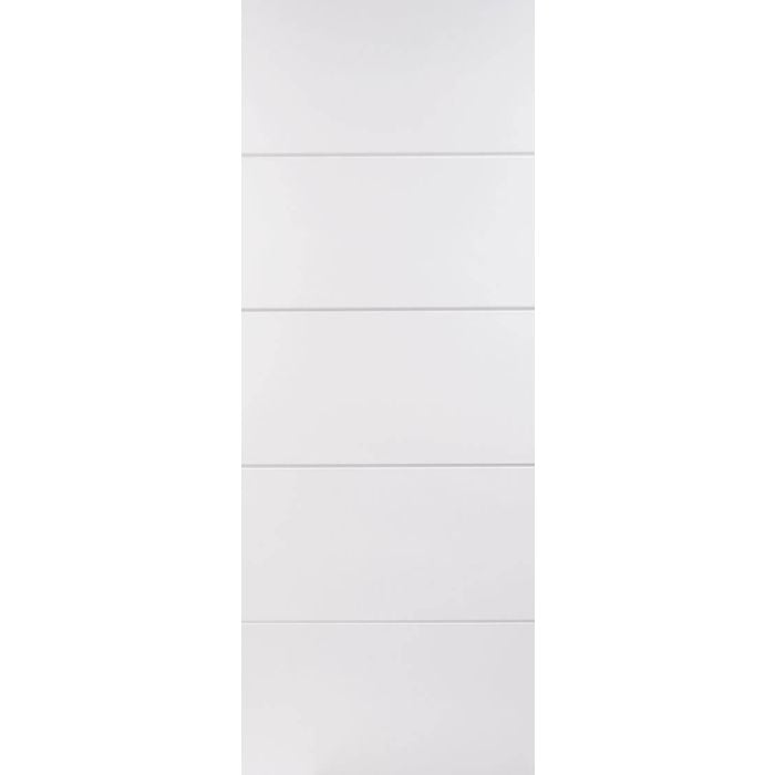 LPD Horizontal Four Line Internal Fire Door 1981 x 686mm Primed White