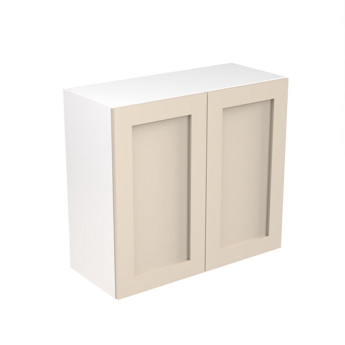 KitchenKit Flatpack Shaker Wall Cabinet 800mm - Ultra Matt Cashmere