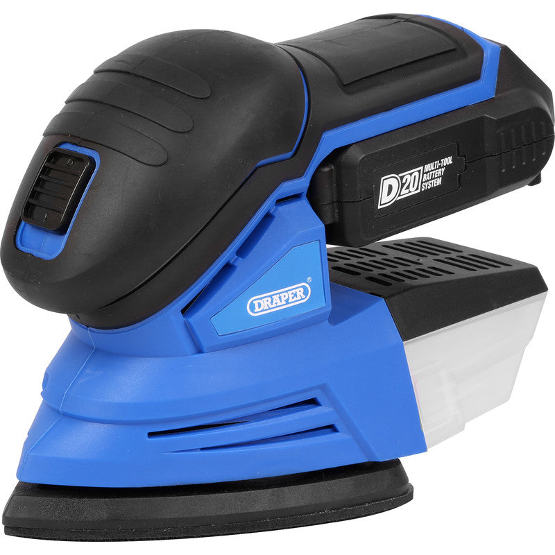 Draper D20 20V Li-Ion Cordless Detail Sander 1 x 2.0Ah