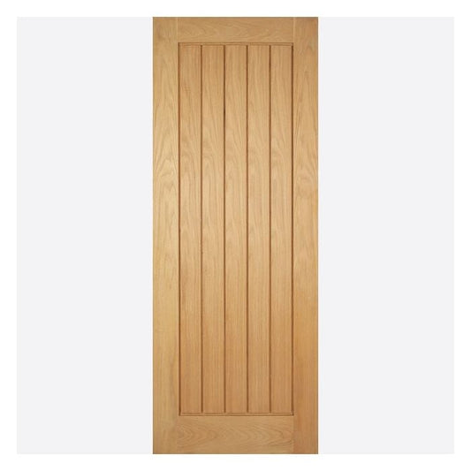 Belize Solid Core Internal Door - Unfinished - 1981 x 610mm Oak OBEL24