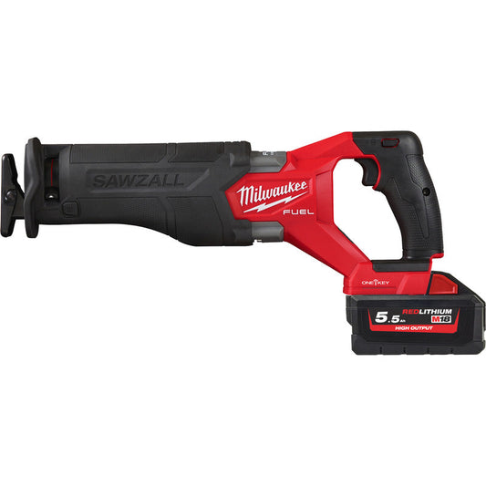 Milwaukee M18 ONEFSZ-552X FUEL ONE-KEY Sawzall 2 x 5.5Ah