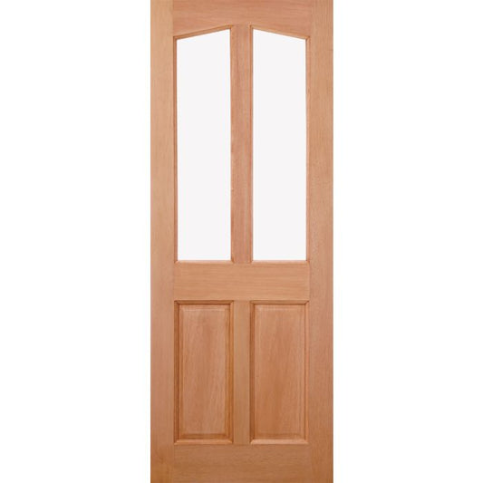LPD Richmond 2P 2L Unglazed M&T External Door 2032 x 813mm Unfinished Hardwood