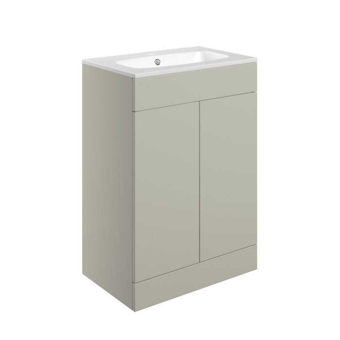 Fontmell Floor Standing 2 Door Basin Unit & Basin 615mm