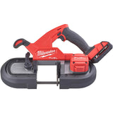 Milwaukee M18FBS85-202C FUEL Compact Band Saw 2 x 2.0Ah