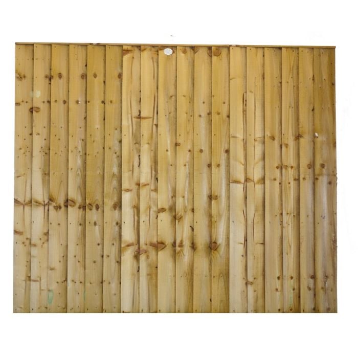 Tafs Pressure Treated Framed Featheredge Fence Panel 6ft x 5ft (1828 x 1524mm)
