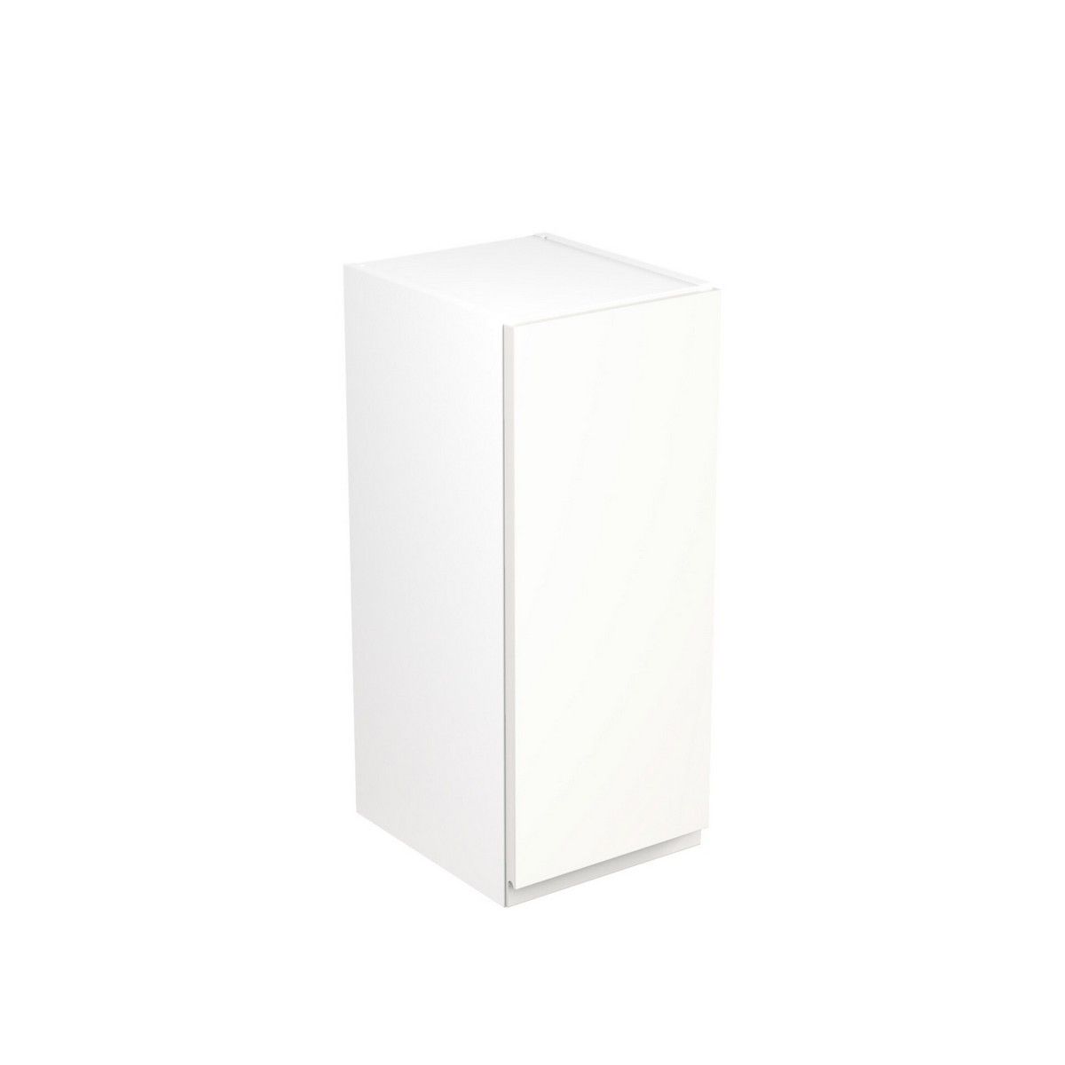 KitchenKit Flatpack J-Pull Wall Cabinet 300mm - Super Gloss White