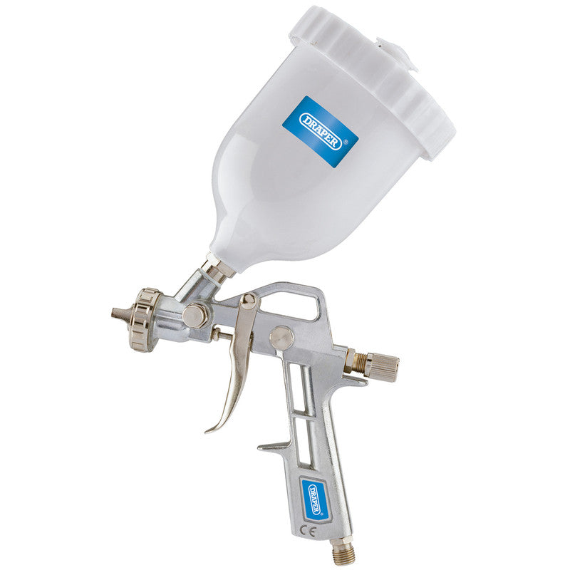 Draper Gravity Feed HVLP Air Spray Gun 500ml