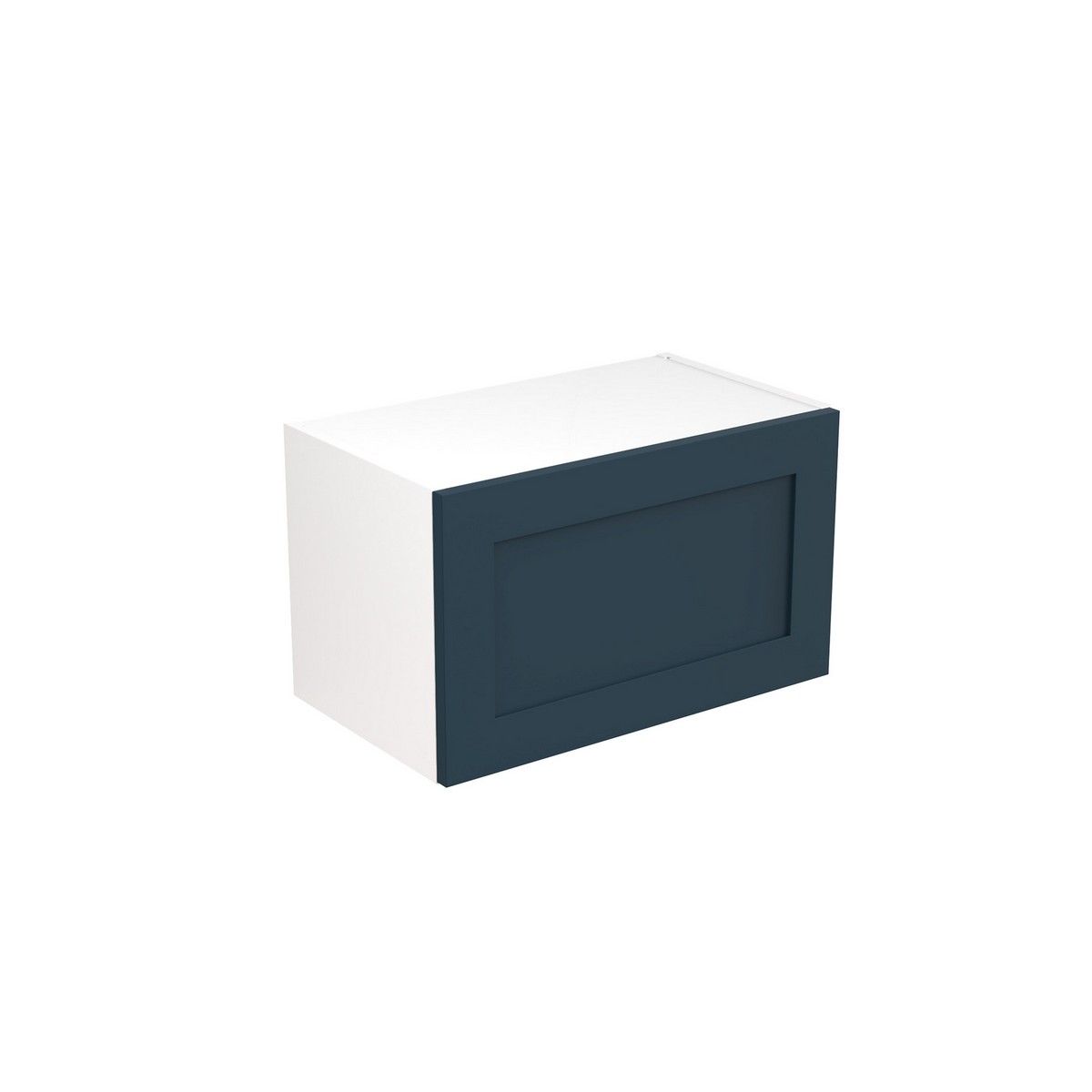 KitchenKit Flatpack Shaker Bridging Wall Cabinet 600mm - Ultra Matt Indigo Blue