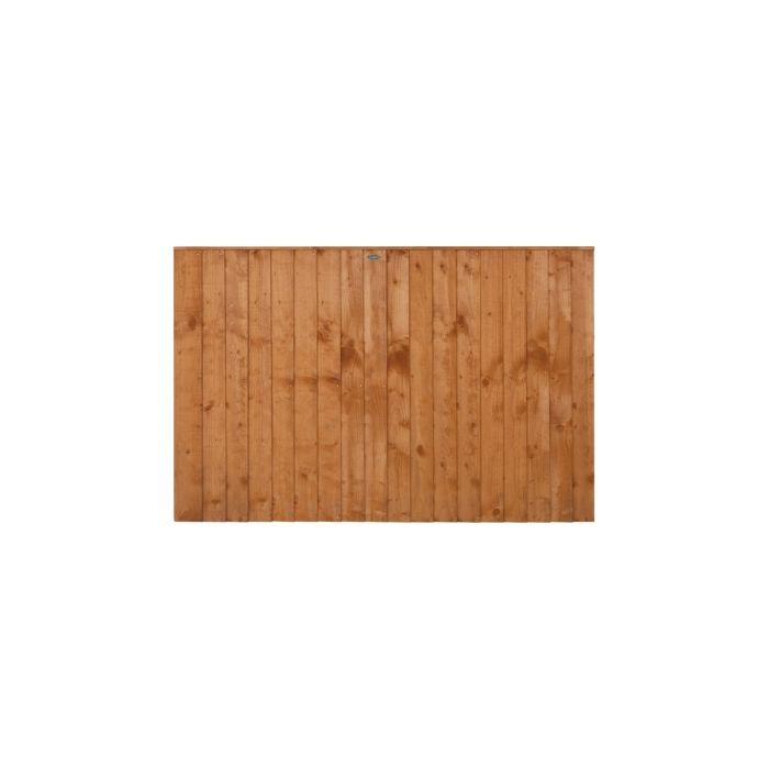Forest Closeboard Fence Panel 6ft x 4ft (1.83m x 1.22m) - Pack of 4