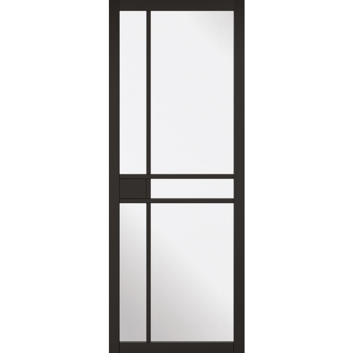 LPD Greenwich 5L Glazed Internal Door 1981 x 838mm Black Primed