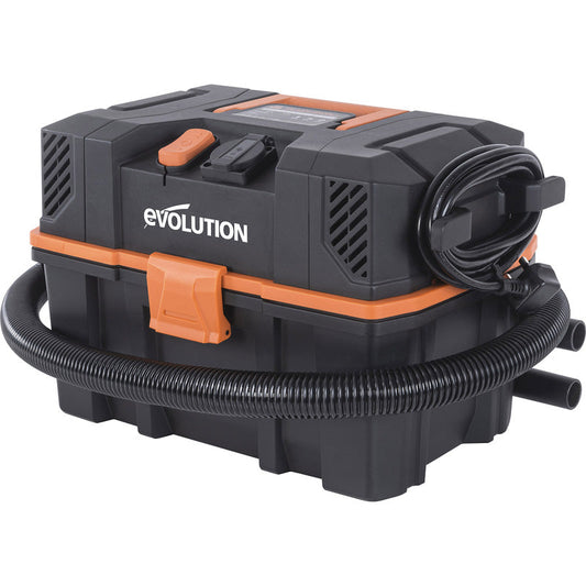 Evolution R15VAC 15L Wet & Dry Vacuum Cleaner With 1700W Power Take Off 230V