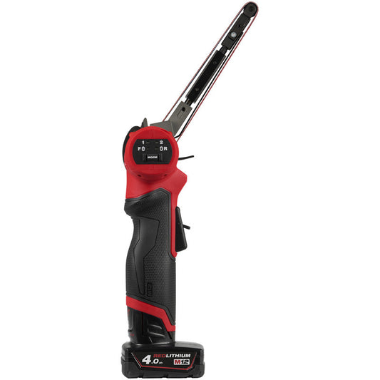 Milwaukee M12 FBFL13-402BUK FUEL Bandfile 13mm 2 x 4.0Ah