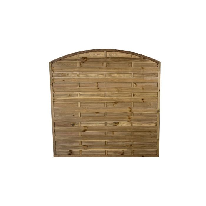 Forest Pressure Treated Decorative Dome Top Fence Panel 1.8m x 1.8m - Pack of 5