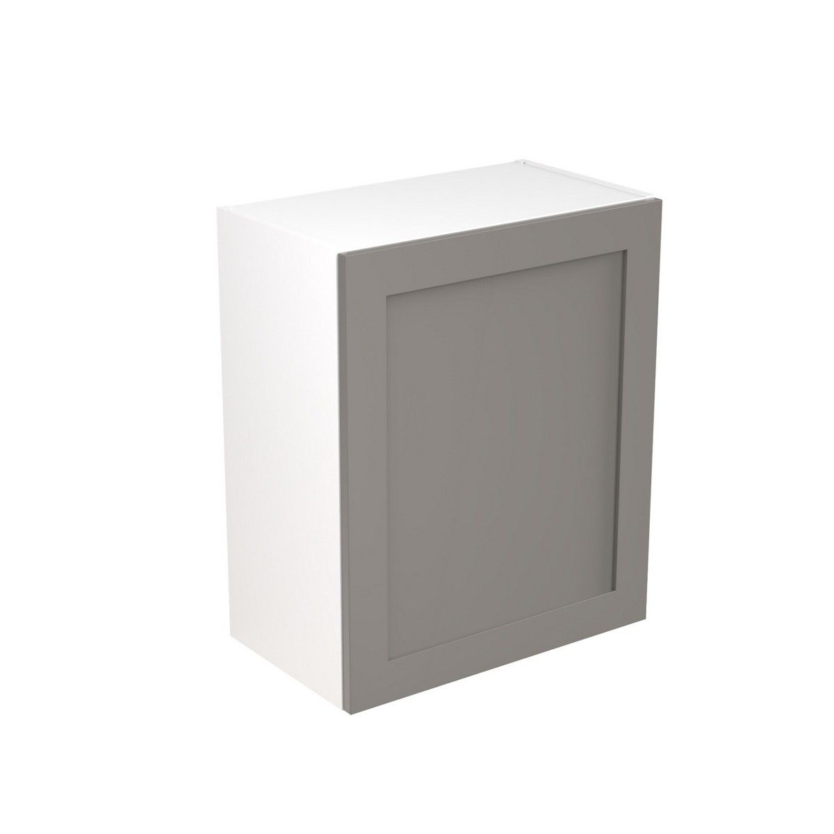 KitchenKit Flatpack Shaker Wall Cabinet 600mm - Ultra Matt Dust Grey
