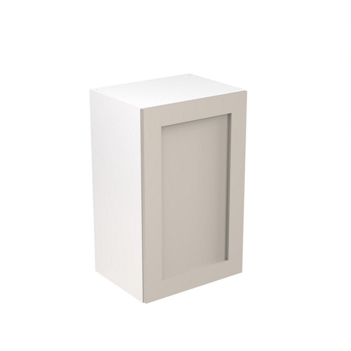 KitchenKit Flatpack Shaker Wall Cabinet 450mm - Ultra Matt Light Grey